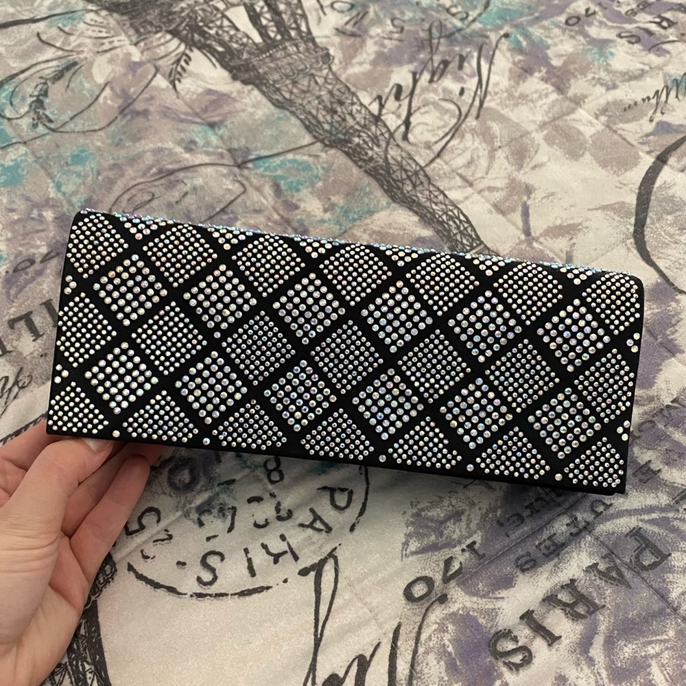 Rhinestone clutch